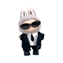 6pcs Black Suit Set Heartbeat Macaron Series Is Used For Games And Showcasing Creative Youth Toy Clothing, Making It A Gentleman Like You. - Multicolor - View 1