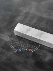 10/20Pcs Fashion Wedding Bridal Faux Pearl Flower Clear CrystalRhinestone Hair Pins Clips Bridesmaid Hair Wear Jewelry HairAccessories Tiaras