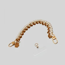 1 Set Fashion Pearl Extension Chain, Sakura & Camellia Flower Phone Lanyard, Water Cup Lanyard, Handbag Strap Chain
