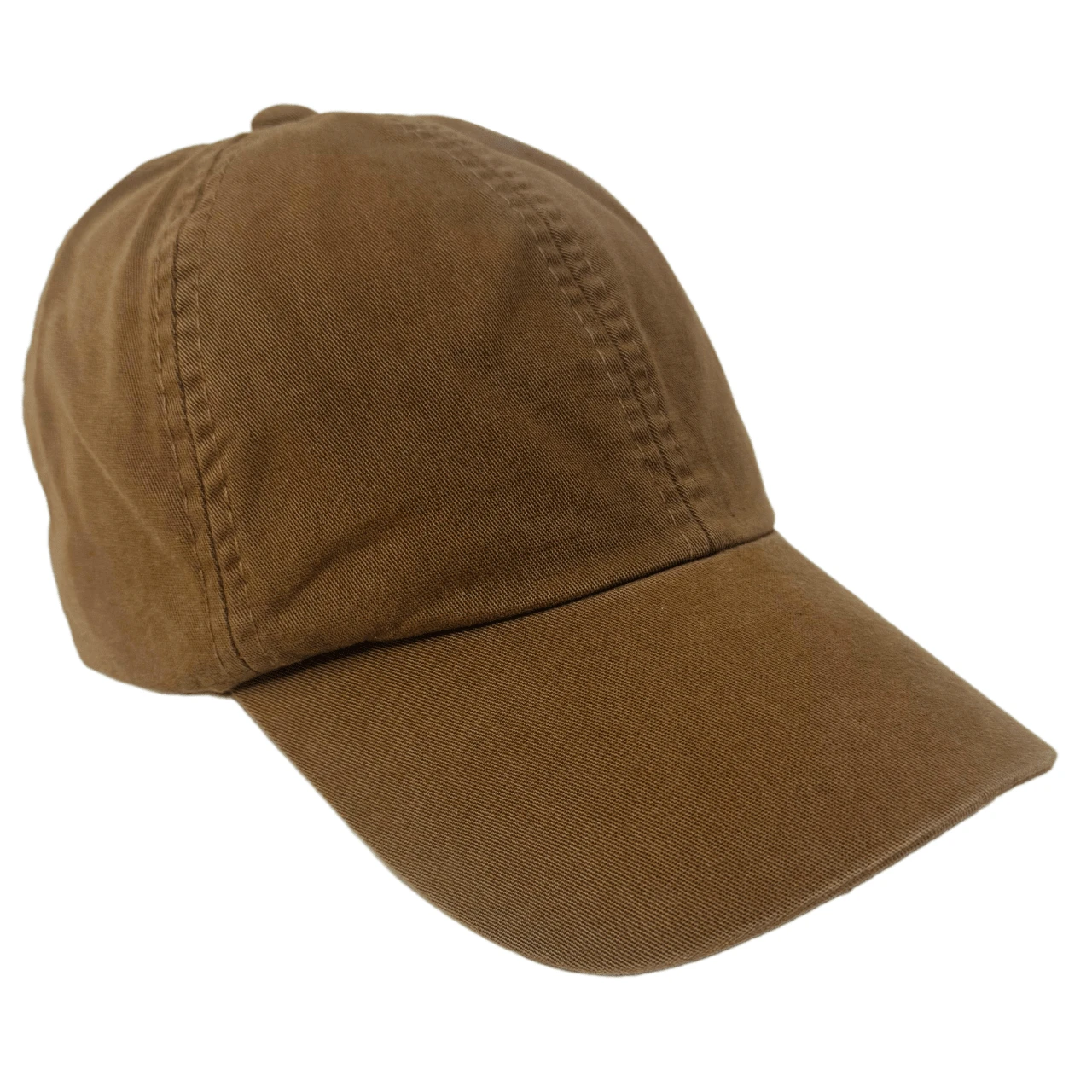Plain Cap Without Print Uniform Twill Embroider Customize Buckle Various Colors - Rust Brown - View 1