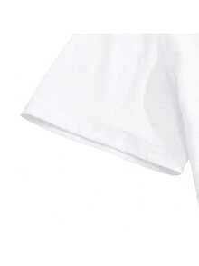 Falling Cats T-Shirt Basic Cotton Shirt Printed Cute Kittens Casual Fashion - 淺粉色 - 查看 3