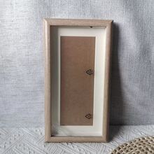 简约木质长方形创意立体桌上木质相框字画名言复古相框