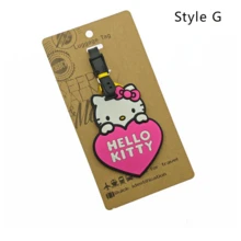 Sanrio Luggage Tag, Cartoon Cute Travel ID Label, Casual Style, Edgeless Paint, Hand Wash, PVC, Easy To Connect Travel And Office Strap, Luggage Strap Vacation Travel Accessories Summer Travel Essentials Suitcase Tag Pendant Holiday Vacation For Travel For Honeymoon For Flying For Cruise For Bags For Luggage Portable Back To School Women Mini Travel Products Bag For School School Accessories School Stuff