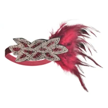 1 pezzo Fascia per capelli vintage da donna stile anni '20 Charleston Flapper, accessorio per mascherata/festa serale - Multicolore - Visualizzare 4