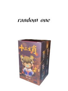 盲盒娃娃 Nanci 十二生肖系列家居装饰用品神秘盒子玩偶收藏品适合汽车装饰、卧室必备、绝佳礼物选择摆件挂饰、吊坠、饰品 - 彩色 - 查看 11