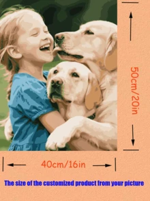 一套定制的自己上色的办公室装饰画，记录生活中的美好瞬间，学校用品，回到学校 - No Frame - 查看 3