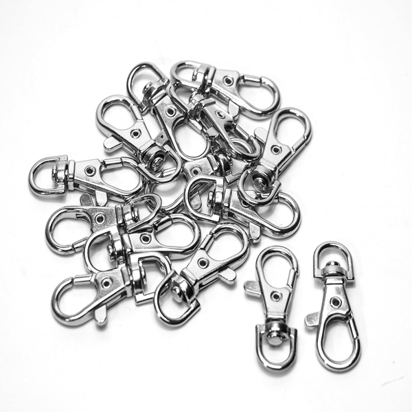 WGRXIRANYKM 10/20/100/Lot Golden Silvery Plated Jewelry Findings Lobster Clasp Hooks For Necklace&Bracelet Chain DIY