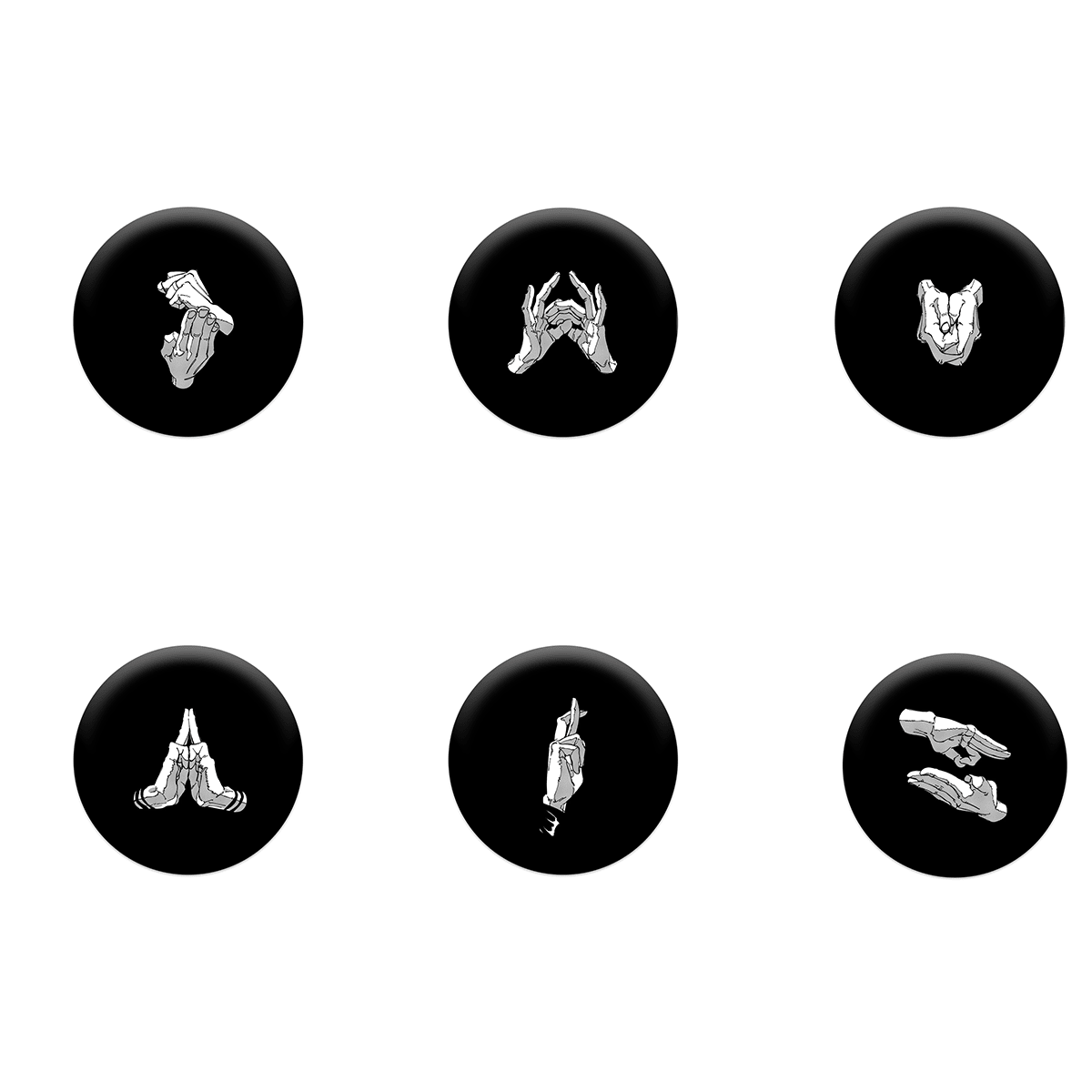1 pièce Insigne périphérique, geste d'ouverture complète sur le terrain, illustration peinte à la main, style noir et blanc, peut être utilisé pour décorer les vêtements, les sacs, est une collection de fans, affichage des accessoires