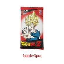 bandai 1 Paquete/5 Piezas Tarjetas de Goku hijo, Vegeta Saiyajin, Cartas raras de colección de intercambio TCG de Anime de Batalla como regalo y juguete