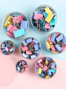 Mixed Color Long Tail Clip Folder, Binder Clips 0.98 Inch, Small Paper Clamps, Assorted Color Mini Clips For Office Supplies, Home, School And Business, Back To School Season