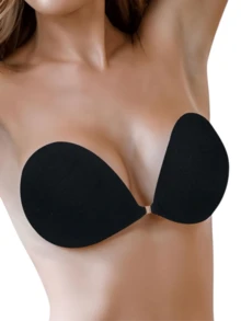 2 双装女士粘合硅胶隐形聚拢无肩带文胸 | 即时丰胸，适合穿着露背晚礼服和特殊场合 - 彩色 - 查看 3