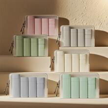 5Pcs/Set Travel Bottles For Toiletries, Travel Containers Proof Travel Tubs Refillable Liquid Travel Accessories For Shampoo Conditioner Lotion Body Wash