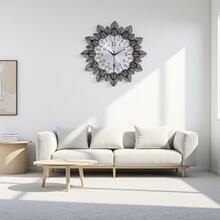 1pc Modern Silent Metal Wall Clock (33CM/13 Inch) - AA Battery Powered Decorative Clock, Stylish Design, Suitable For Living Room/Dining Room/Bedroom/Study Wall Mounted Decorative Clock, Ideal For Home Decoration Gifts Birthday Graduation Room Decor Clock Wall Bedroom Decor Dormitory Decor Back To School School Decor School Surprise School Supplies - Multicolor - View 12