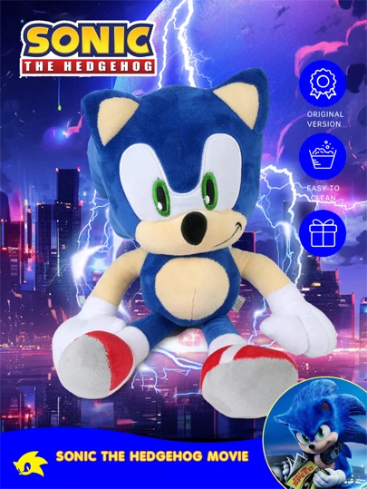  1 st officiellt licensierad Sega -serie filmdekoration av hög kvalitet i blått tyg  gosedjur inspirerat av  födelsedagsfestdekoration