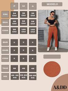 Women Pants - Orange - View 7