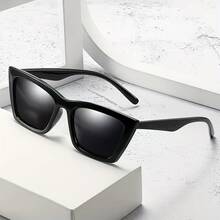 LANTEEM 1pc 2pcs 3pcs 6pcs 8pcs 10 Pcs Retro Cat Eye Black Glasses Personalized European And American Women's Fashion Glasses Summer Vacation Beach Accessories