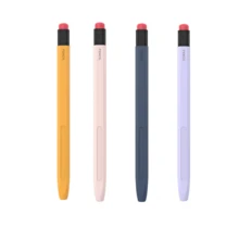 Classic Hexagon Silicone Case Compatible With Apple Pencil Cover Sleeve Skin Accessories, Compatible With Magnetic Charging And Double Tap