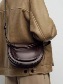 女士托特包，撞色缝线装饰，可单肩或斜挎，优雅女士手提包，简约奢华设计，时尚，优雅，简约，个性，百搭，经典，适合通勤，办公，约会，日常，购物，下午茶，与ZR同款，质量保证