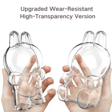 Estuche protector de acrílico Labubuu, caja de exhibición transparente - Cubierta de exhibición para colocar y sentar labulabu, coleccionables, accesorios de figura (figura no incluida), regalos para mujeres