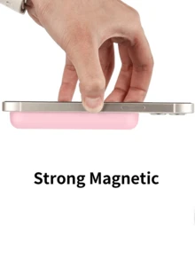 Matte TPU Rubber Soft Silicone Protective Case For Magsafe Battery Pack, Ultra-Thin Design Silicone Cover, Compatible With Magsafe Battery Pack, Anti-Scratch And Anti-Crack.