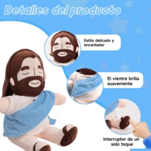 Kids Plush Figure Toys - Blue - View 5