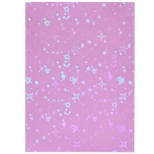 Vorinclex 60 piezas de fundas para cartas con diseño holográfico de estrellas - Diseño de foil con destellos láser, funda protectora de PP sin ácido de 66x91mm - Fundas con diseño de gema rota y escarcha para cartas coleccionables/fundas para cartas de intercambio de PTCG