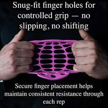 1pc Hand Exerciser Finger Stretcher Grip Strength Training Net, High Quality Silicone Material, Gym Equipment Tools, Hand Gripper Hand Exercise Net With Different Resistance Levels, Guitarist Professional Stretching Net - Multiple Colors - View 3