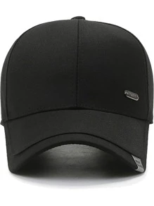 1-częściowa jednokolorowa czapka baseballowa, unisex, szyty wzór, czapka kierowcy ciężarówki, modna, swobodna, prosta czapka przeciwsłoneczna, odpowiednia na prezenty dla taty i mamy, do wyboru 4 kolory, a mianowicie khaki, czarny, ciemnoszary, ciemnoniebieski