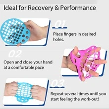 1pc Hand Exerciser Finger Stretcher Grip Strength Training Net, High Quality Silicone Material, Gym Equipment Tools, Hand Gripper Hand Exercise Net With Different Resistance Levels, Guitarist Professional Stretching Net - Multiple Colors - View 6