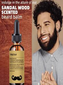 Essential Oil Beard Treatment For Knotting And Tangles Instantly Tames Messy Hair Restores Smoothness And Nourishes For A Silky Soft Feel Perfect For Daily Beard Care - Multicolor - View 4