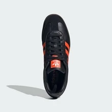 Adidas Originals Adidas Samba OG Premium Sneakers, Timeless Retro Trainers In Fall Tones, Leather & Suede Construction, Low-Top Casual Sneaker For Outdoor, Sports, Sambas For School And Work, Daily Shoes For Skate Outfit - 核心黑/衝擊橙/膠 - 查看 6