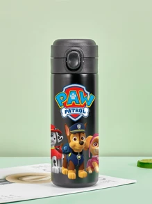 Paw Patrol 1Pc PAW Patrol Sports Insulated Stainless Steel Sports Water Bottle Cute Cartoon Characters Ryder Rubble Chase Skye Rocky Zuma 14oz (420ml) For Outdoor Activities Camping, Driving, Birthday Gift, Christmas Gift For Men And Women Fitness Lovers (The Color Of The Lid Button May Be Random)