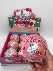 Sanrio Random1pc Hello Kitty Surprise Blind Ball Disassembly Fun Twist Egg Blind Box Birthday Party Gift Festival Gift