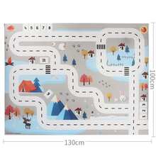 1pc City Traffic Game Mat, Thin, Non-Fuzzy, Large Size Non-Woven Fabric Game Mat, Waterproof And Moisture-Proof, Children's Toy Car Interactive Route Map, Room Decor, Educational Tool, Halloween And Christmas Gift, Made Of Non-Woven Fabric And Plastic. This Product Is Relatively Smooth When Placed On The Floor (Except For Small Cars), Children's Toys, Toys, Boys' Toys - Multicolor - View 20
