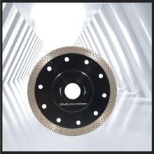 Diamond Saw Blade, Mesh Wave, K-Wave, Ultra-Fine Wave, Cutting Blade Angle Grinder, Ceramic Non Collapsing Edge Cutting, Diamond Saw Blade, Suitable For: Ceramic Tiles/Marble/Slate/Ceramics/Vitrified Tiles/Microcrystalline Stone, Complete Model: 115mm/125mm - Multicolor - View 9