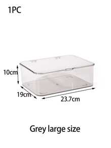 Jewelry Storage Box, Flip-Top Transparent Dust-Proof Box Suitable For Hair Clips, Headbands, Elastic Bands Desktop Organizer, Stackable Storage Box For Drawers, Vanity, Bathroom Girlfriend Gifts Sun Travel Cool Back To School For Women Storage Organizer Travel Essentials Back To School Dormitory Storage
