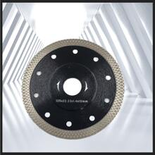 Diamond Saw Blade, Mesh Wave, K-Wave, Ultra-Fine Wave, Cutting Blade Angle Grinder, Ceramic Non Collapsing Edge Cutting, Diamond Saw Blade, Suitable For: Ceramic Tiles/Marble/Slate/Ceramics/Vitrified Tiles/Microcrystalline Stone, Complete Model: 115mm/125mm - Multicolor - View 10