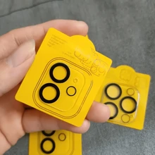 1 包钢化玻璃相机镜头保护膜适用于 16E/11/12/13/14/15/16 Pro Max Plus Pro Mini - 防刮、防眩光、高清透明膜、易于安装、镜头保护适用于日常防护、办公室、家用手机相机盖防水防震防摔防摔防指纹全覆盖 - 彩色 - 查看 4