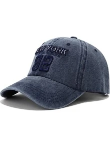 1 Piece NEW YORK ATHLETIC DICISION EMBROIDERY, NUMBER 92 EMBROIDERED BASEBALL CAP, UNISEX HAT, STYLISH CASUAL SUN HAT (5 COLORS TO CHOOSE FROM, BLACK, GRAY, NAVY BLUE, KHAKI, BROWN)