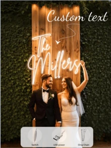 1pc Customizable Adjustable Neon Light, LED Neon Light Decor, Suitable For Christmas, Halloween, Bedroom, Party, Personalized Gift, Kitchen Accessories, Graduation Ceremony Celebration LED Lamp, Room Decoration, Background Decor