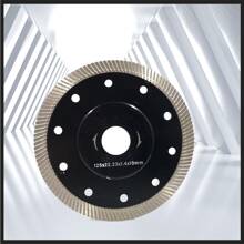 Diamond Saw Blade, Mesh Wave, K-Wave, Ultra-Fine Wave, Cutting Blade Angle Grinder, Ceramic Non Collapsing Edge Cutting, Diamond Saw Blade, Suitable For: Ceramic Tiles/Marble/Slate/Ceramics/Vitrified Tiles/Microcrystalline Stone, Complete Model: 115mm/125mm - Multicolor - View 8