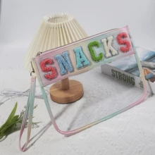 1pc Adult Minimalist Envelope Style Semi-Transparent PU Cosmetic Bag, Organizer, Gift Packaging (Products Not Included), Suitable For Daily Use, Festivals, Vacation, Business Trips, Parties Makeup Travel Toiletry Organizer Clear Essentials Gifts Storage Zipper Accessories Nail Bags, Makeup Bag, Vanity, Make Up Bag, Toiletry Bag, Desk Organiser, Cosmetic Bag, Cosmetic Bag, Large Makeup Bag, Christmas Gifts, Pouch, Clutch / Small Handbag, Makeup Organizer, Pouch, Brush Holder, Mini Pouch, Large Capacity Pouch,Gifts For Women,Christmas Gifts,Gift Ideas For Women - Multicolor - View 24