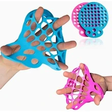1pc Hand Exerciser Finger Stretcher Grip Strength Training Net, High Quality Silicone Material, Gym Equipment Tools, Hand Gripper Hand Exercise Net With Different Resistance Levels, Guitarist Professional Stretching Net - Multiple Colors - View 1
