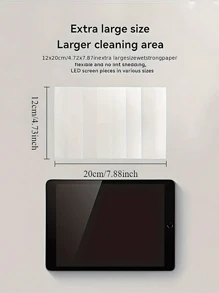 40/80pcs Individually Packaged Cleaning Wet Wipes, Lens Cleaning Wet Wipes, Anti-Fog Wet Wipes, Glasses Cleaning Wet Wipes. Suitable For Cleaning Portable LCD Screens Of Smartphones, Computers, LCD TVs, Glasses, Cameras, Tablets & Laptops, Quickly Removes Dust And Dirt - Essential Cleaning Tool For Home