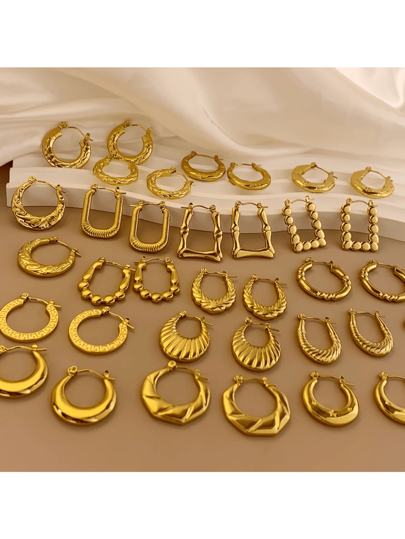 20 Lucky Gift Boxes, Earrings, Stud Earrings, Stainless Steel In Various Styles And Sets, A Random Gift, A Birthday, A Little Surprise Gift! Random Shipment, Factory Direct