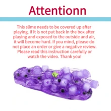 100ml Large Capacity Slime Crystal Mud, Coconut Transparent Fruit Putty, Stress Relief Rubber Toy, Cute Back To School Gift For Friends, Suitable For Both Girls And Boys Children Toys