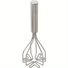 Potato Masher,Stainless Steel Potato Masher With Non-Slip Handle,Manual Vegetable Crusher,Fruit Masher,Potato Ricer,Vegetable Press,Kitchen Gadgets - Multicolor - View 10