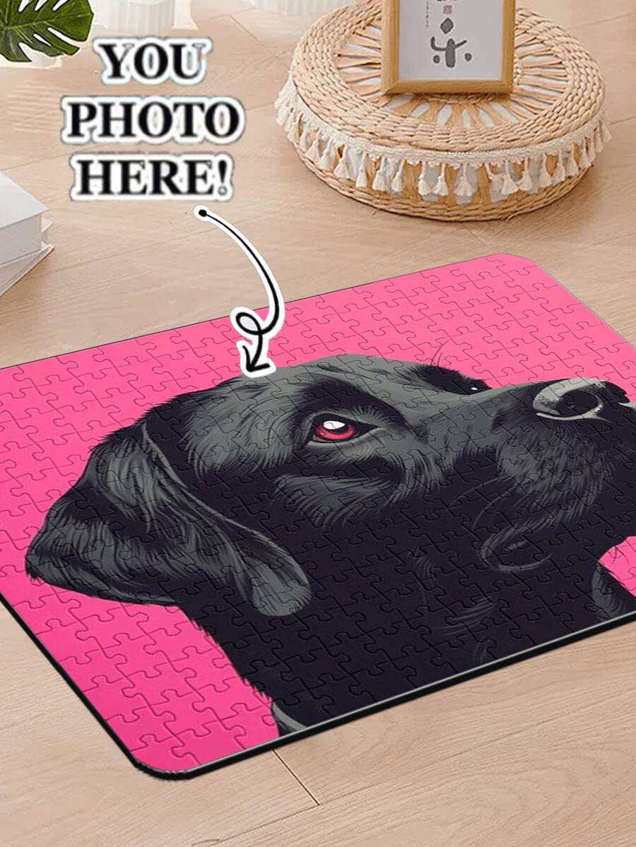 1 件定制设计宠物垫，拼图设计宠物笼垫，易于清洁，不脱落，耐咀嚼，耐刮擦，猫砂垫，狗/猫床垫，适合所有季节，适合小型和大型宠物