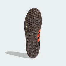 Adidas Originals Adidas Samba OG Premium Sneakers, Timeless Retro Trainers In Fall Tones, Leather & Suede Construction, Low-Top Casual Sneaker For Outdoor, Sports, Sambas For School And Work, Daily Shoes For Skate Outfit - 核心黑/衝擊橙/膠 - 查看 7
