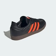 Adidas Originals Adidas Samba OG Premium Sneakers, Timeless Retro Trainers In Fall Tones, Leather & Suede Construction, Low-Top Casual Sneaker For Outdoor, Sports, Sambas For School And Work, Daily Shoes For Skate Outfit - 核心黑/衝擊橙/膠 - 查看 9